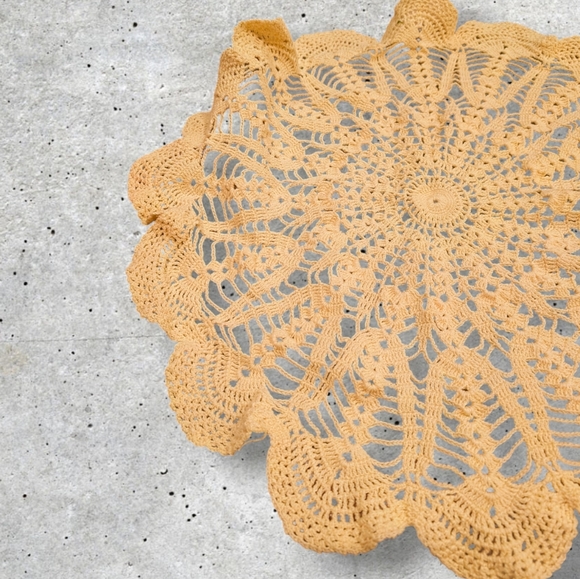 Handmade Crochet Doily - Picture 3 of 4